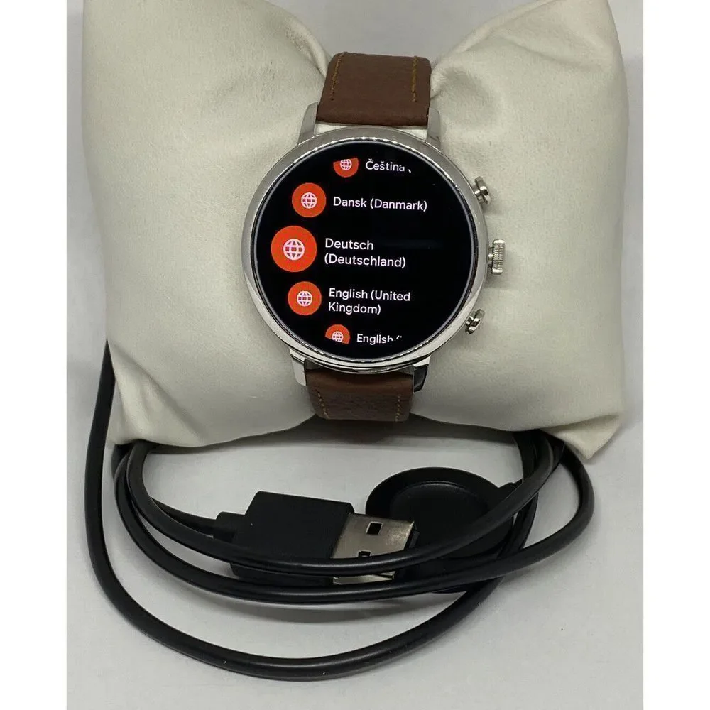Fossil Gen 4 Authentic Digital Dial Smart Watch Custom Band FTW6017 DC104